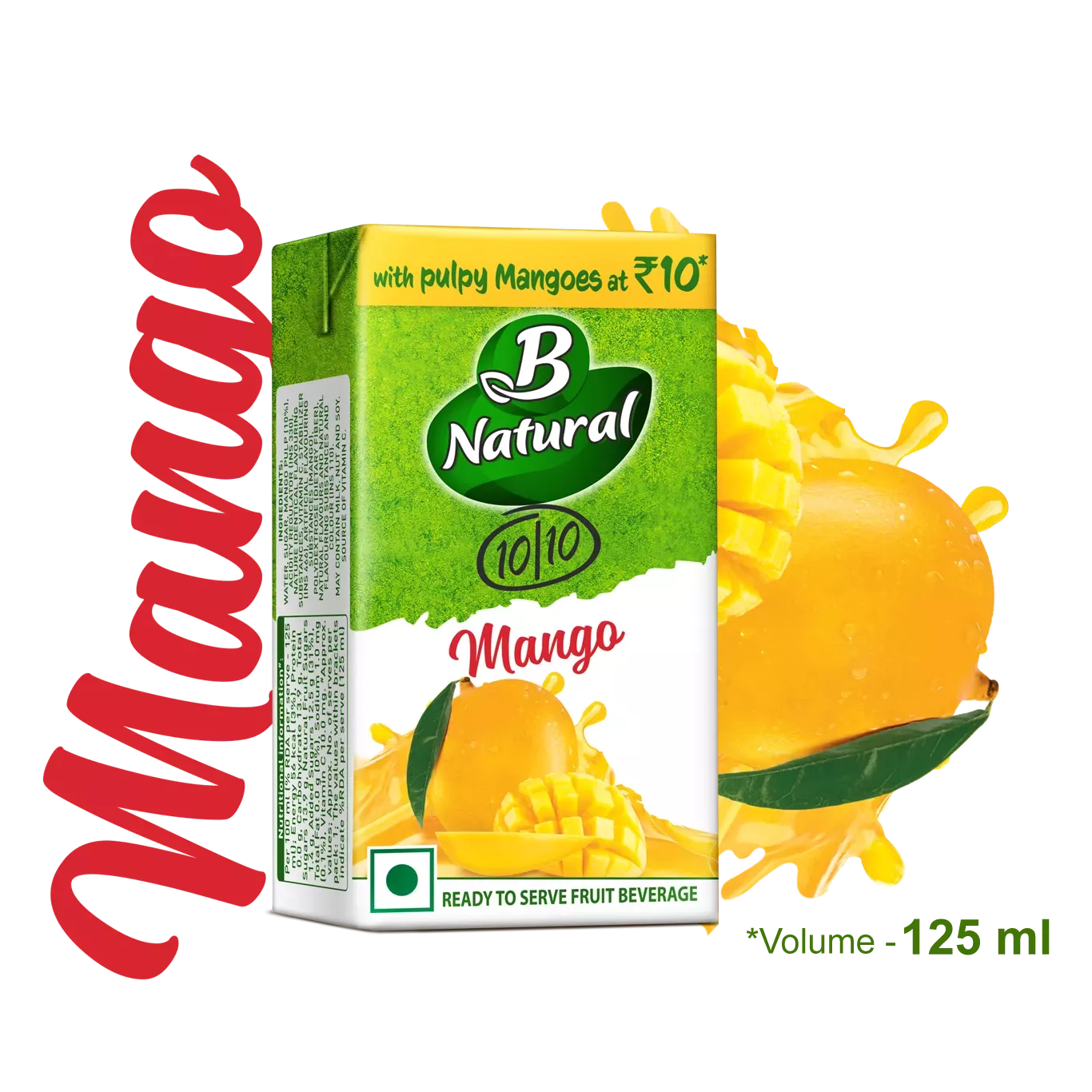 Mango Juice - B Natural 10 - 10